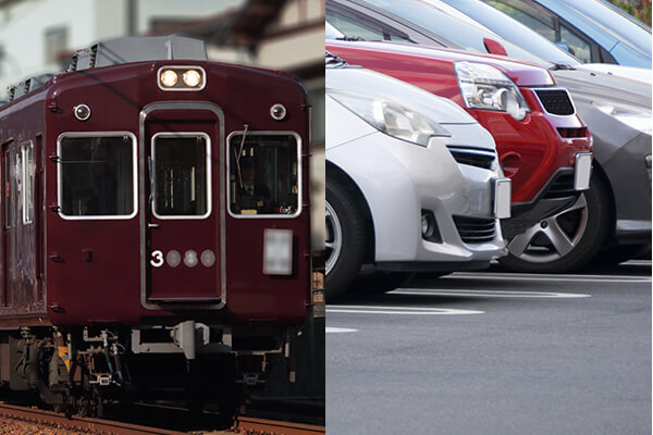 阪急箕面線牧落駅徒歩8分、駐車場完備と好アクセス